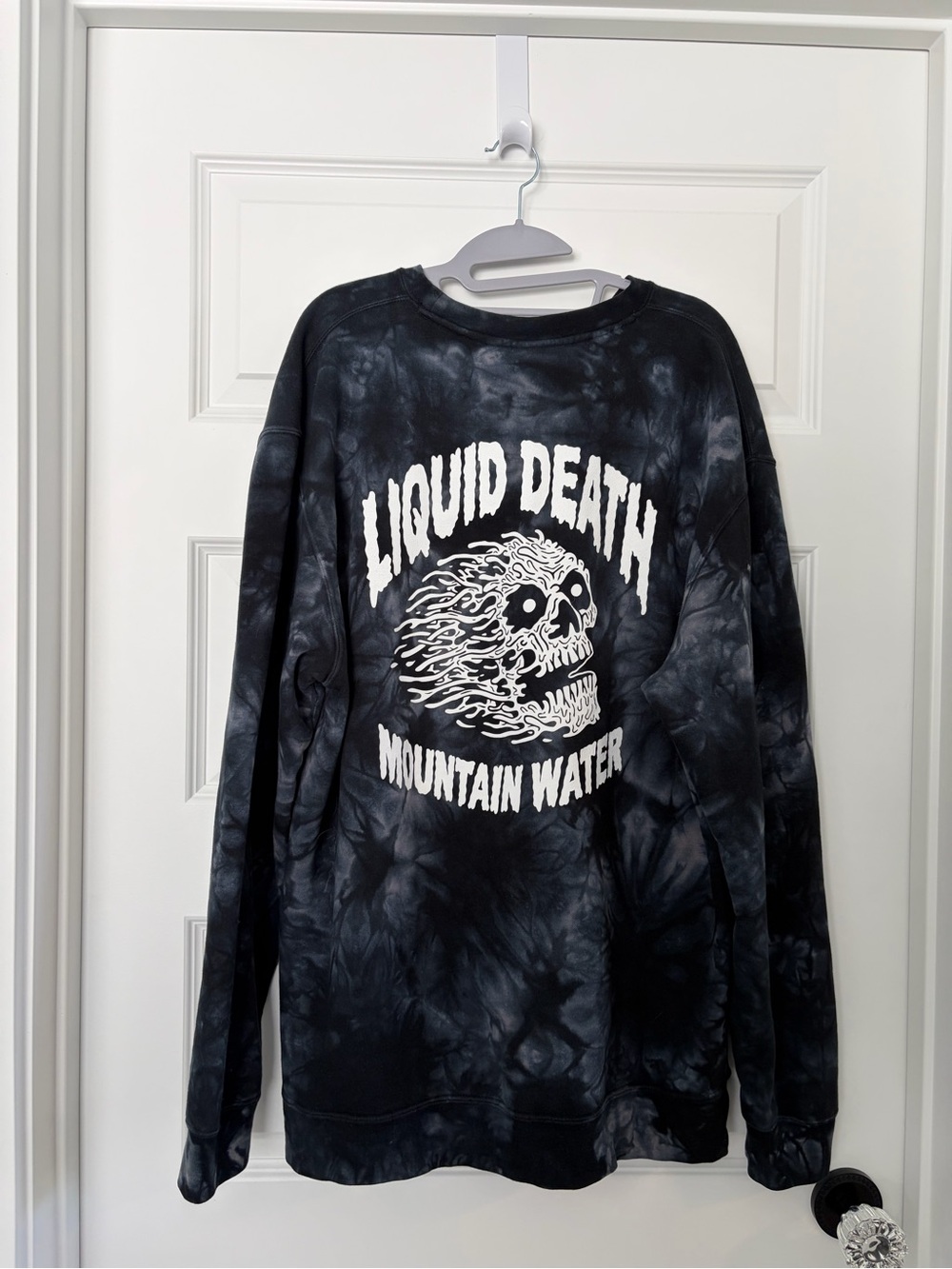 Liquid death sweatshirt